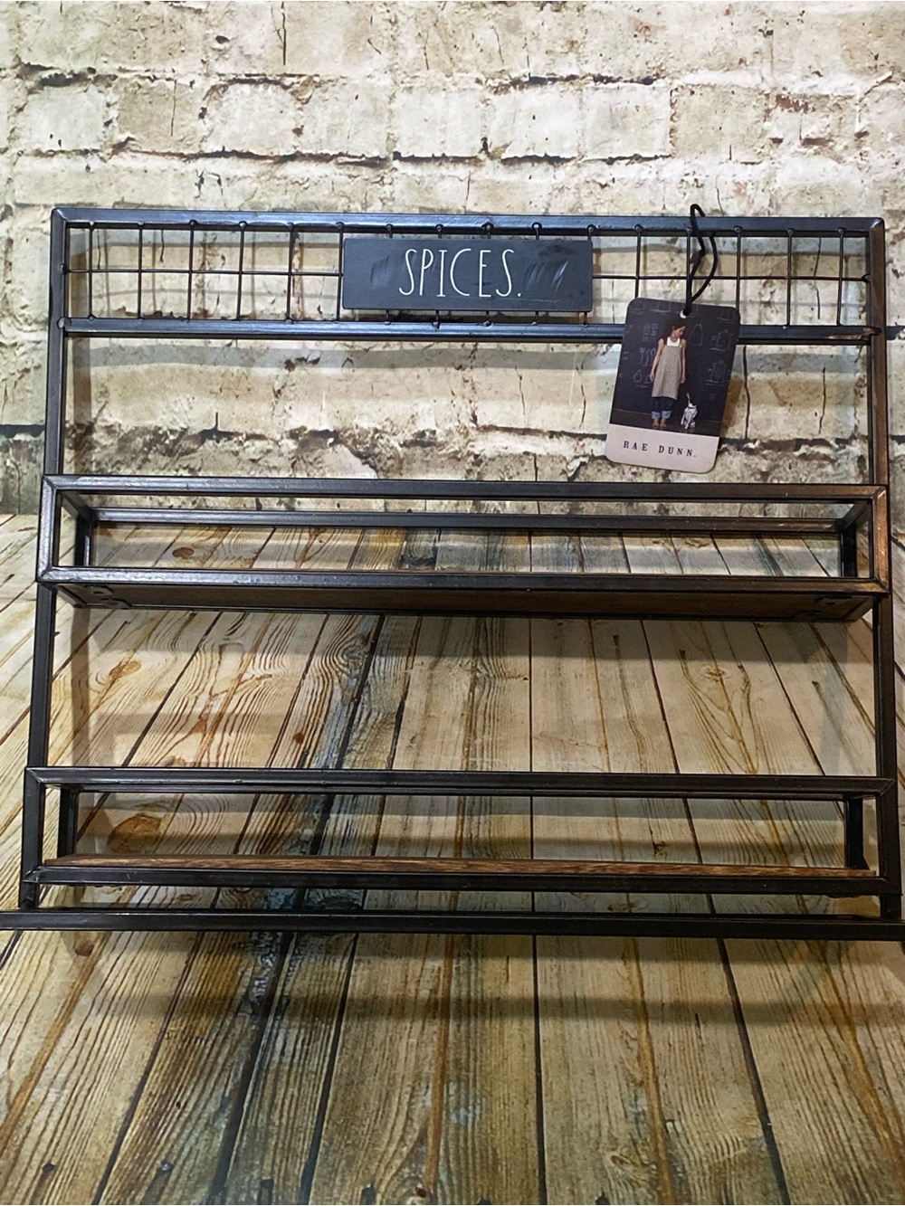 Rae Dunn SPICES kitchen rack